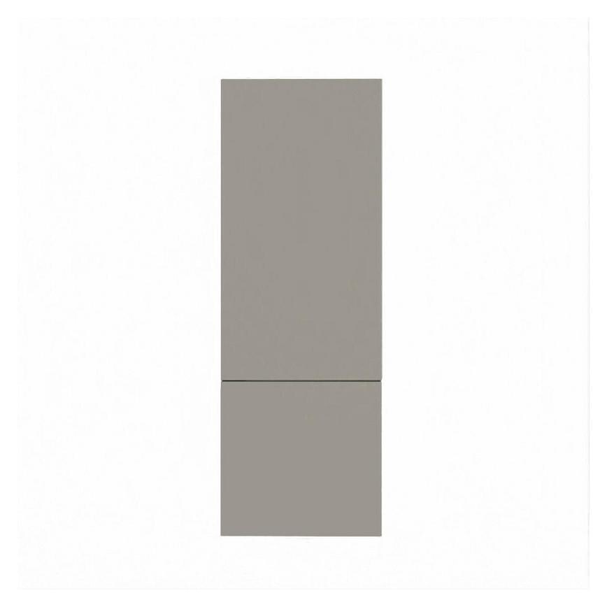 Hockley Super Matt Sand Grey 1400mm x 750mm Tall Appliance Tower Kitchen Door CAD Front
