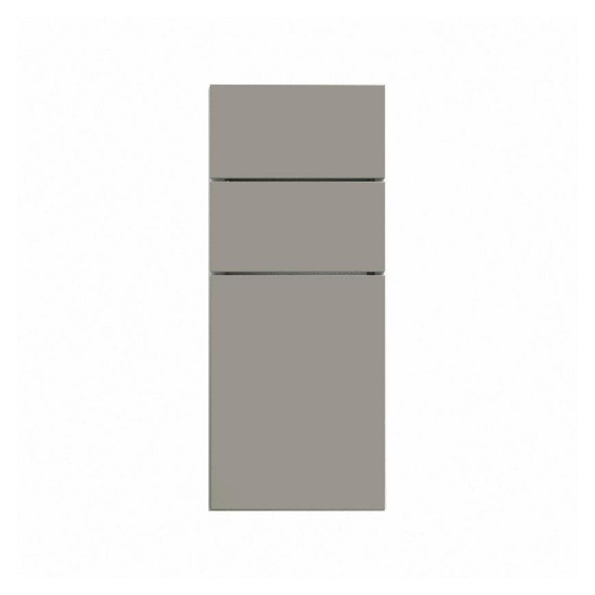 Hockley Super Matt Sand Grey 160mm x 300mm Kitchen Drawer CAD Front