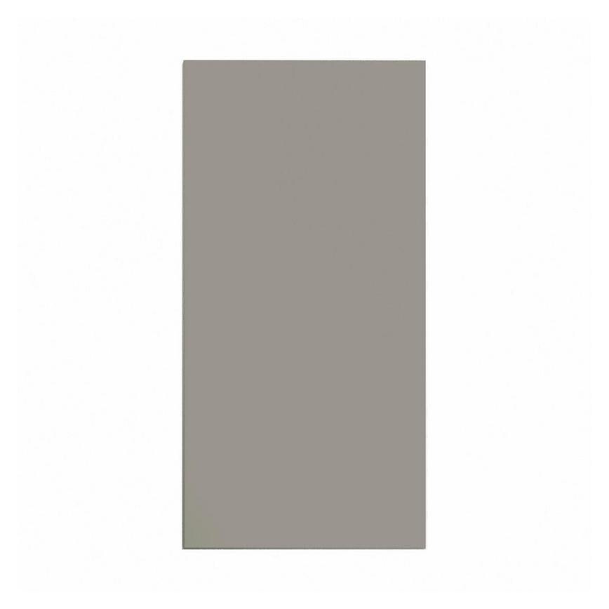 Hockley Super Matt Sand Grey 900mm x 400mm Tall Kitchen Door CAD Front