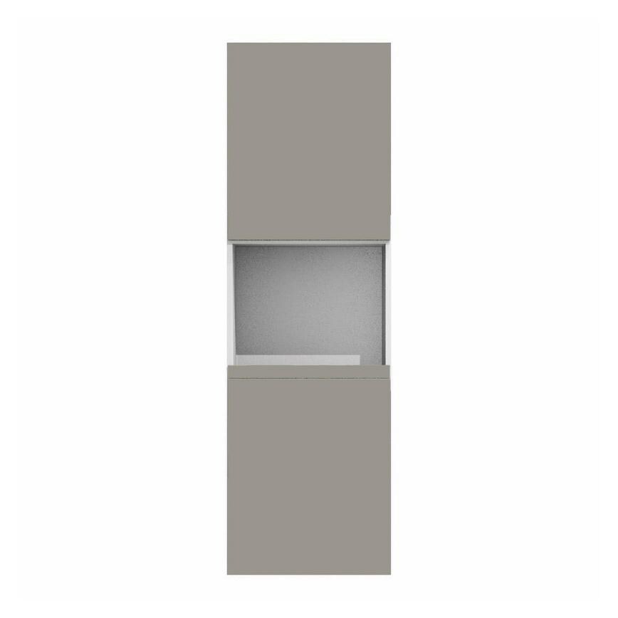 Hockley Super Matt Sand Grey 733mm x 600mm Tall Appliance Tower Kitchen Door CAD Front