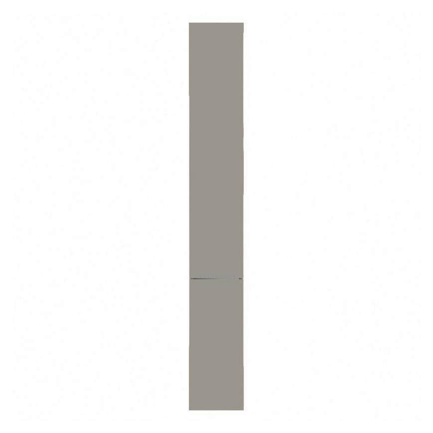 Hockley Super Matt Sand Grey 1400mm x 300mm Tall Larder Kitchen Door CAD Front