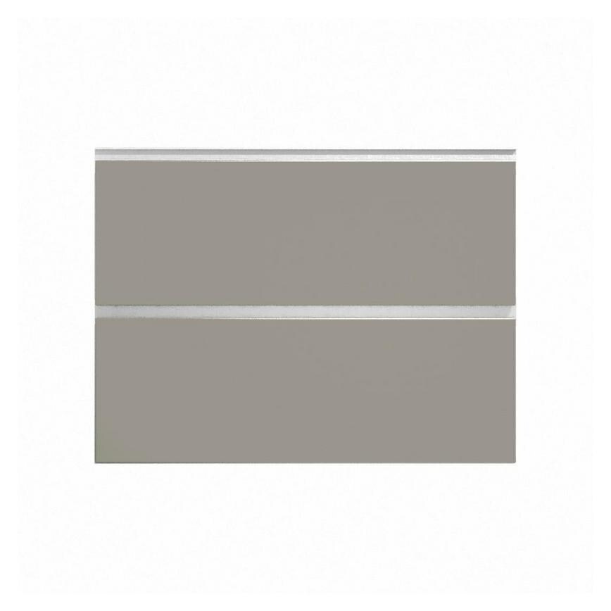 Hockley Super Matt Sand Grey 342mm x 1000mm Pan Kitchen Drawer CAD Front