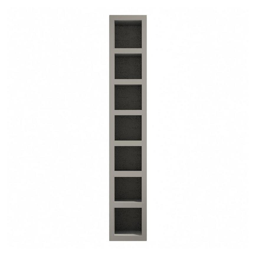 Super Matt Sand Grey 900mm x 150mm Wine Rack Frontal