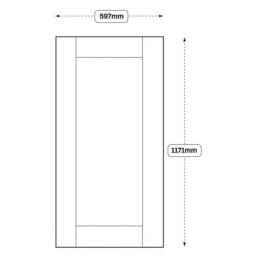 600 Tall Appliance Tower Door 1171mm (XX62)