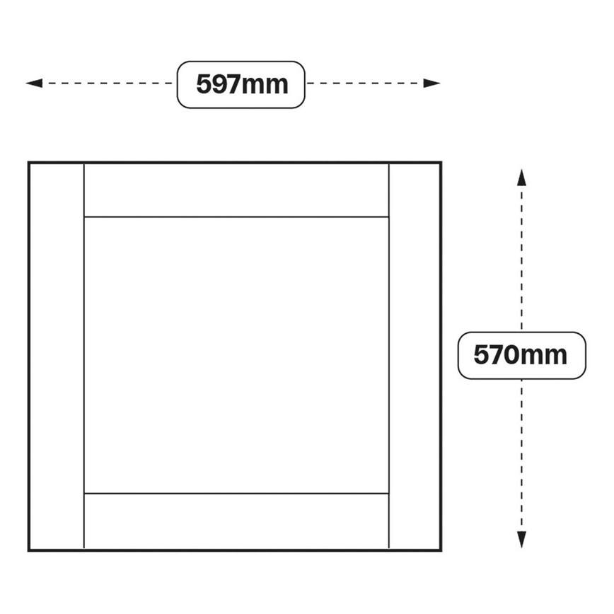600 Tall Appliance Tower Door 570mm (XX64)