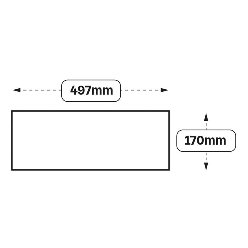 Slabs 500 Drawer Door 170mm (XX1G)