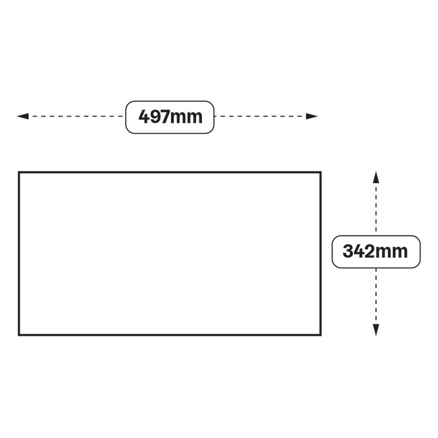 Slabs 500 Half Height Door 342mm (XX0P)