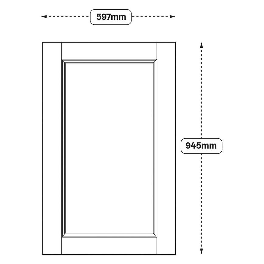 Bridgemere 600 Freezer Door (XX53)