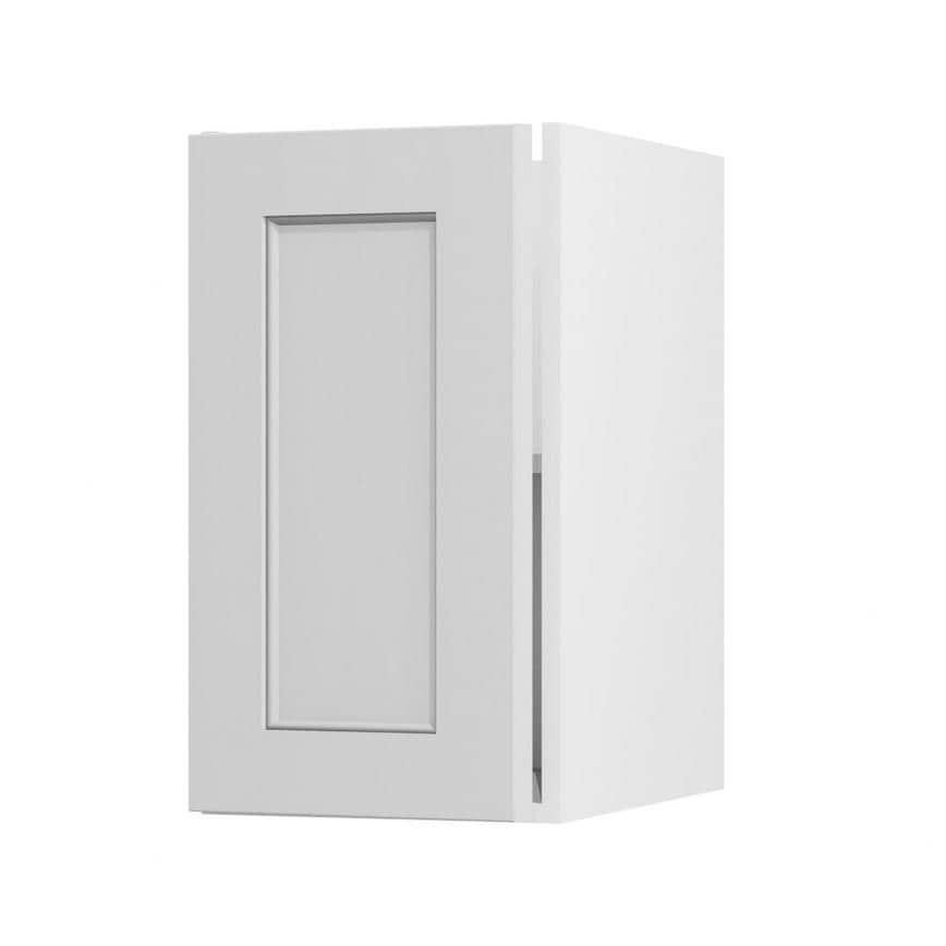 Elmbridge Dove Grey 400 Full Height Door Open