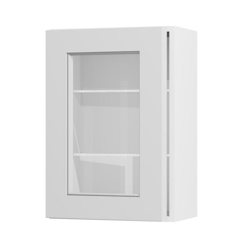 Elmbridge Dove Grey 500 Full Height Glass Door Open