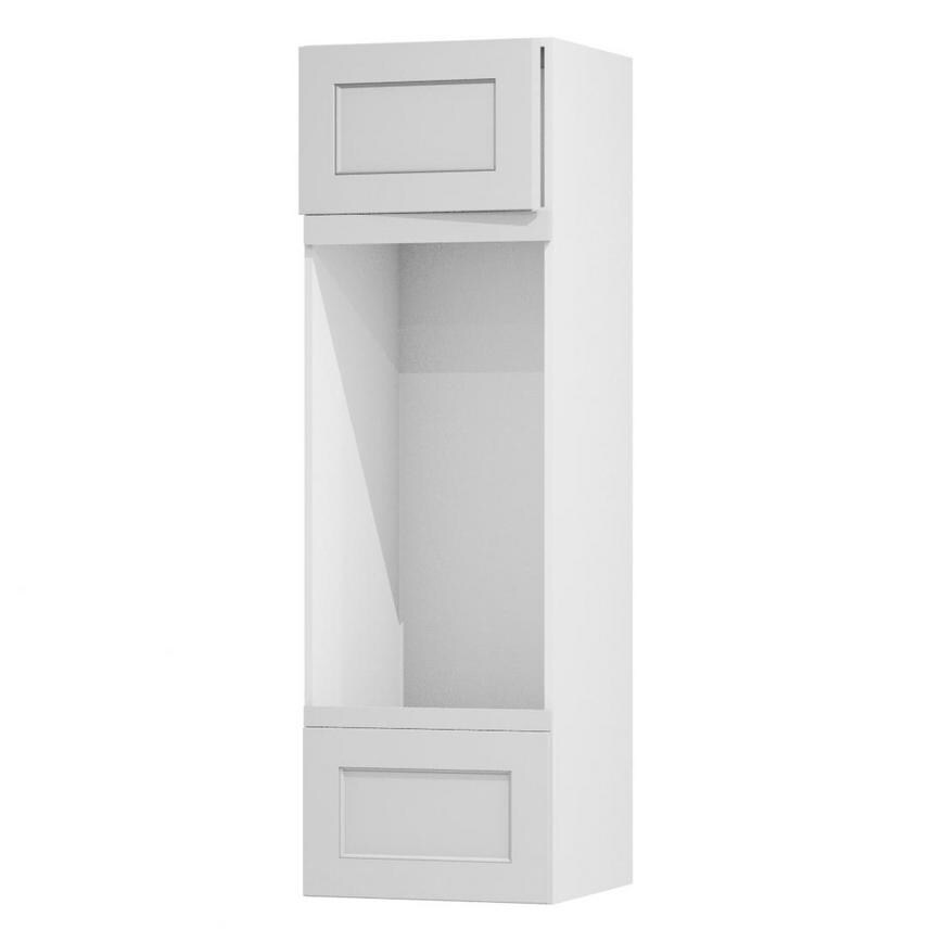 Elmbridge Dove Grey 600 Appliance Tower Door Open 437mm
