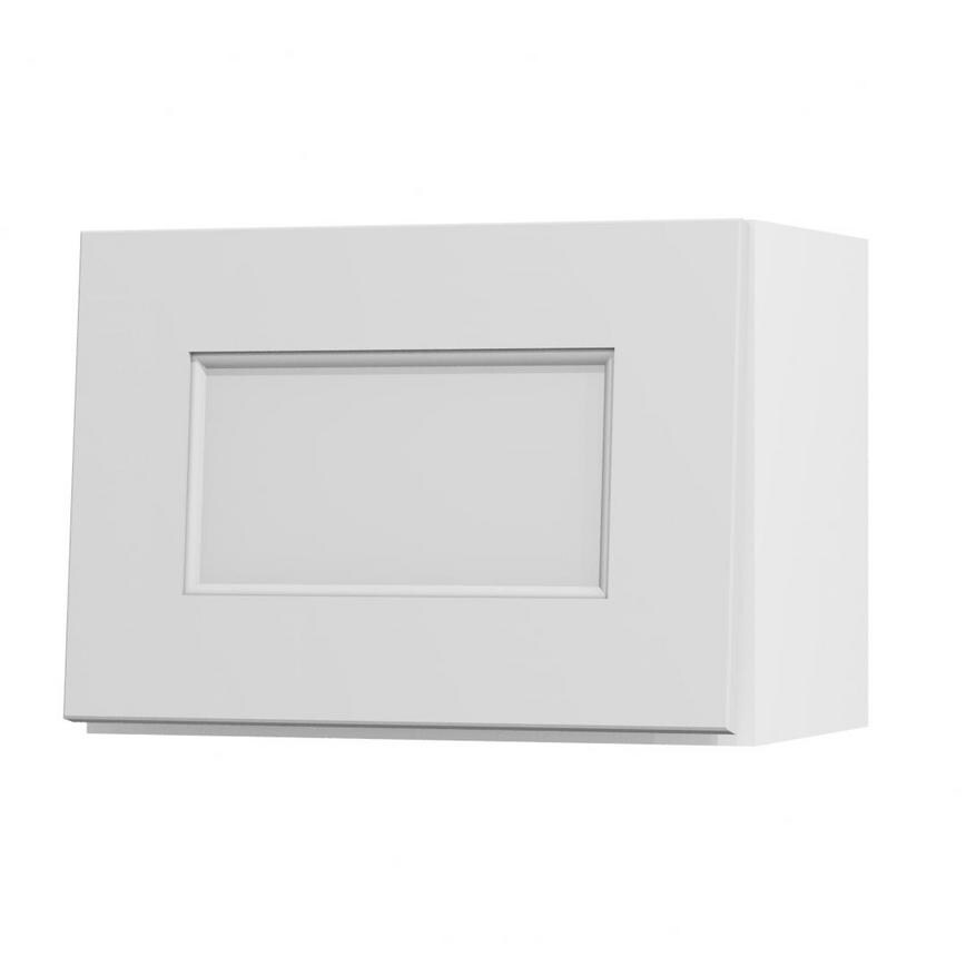 Elmbridge Dove Grey 500 Half Height Door Open