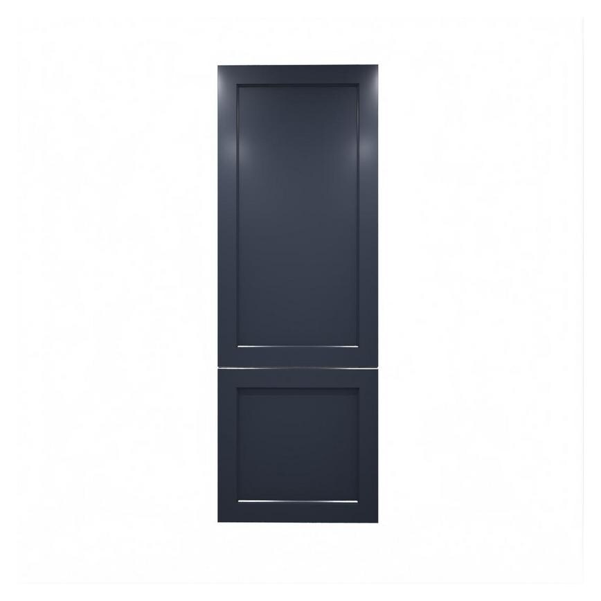 Elmbridge Grain Navy 750mm x 1400mm Tall Larder Door Shown from the Front as a Single Door