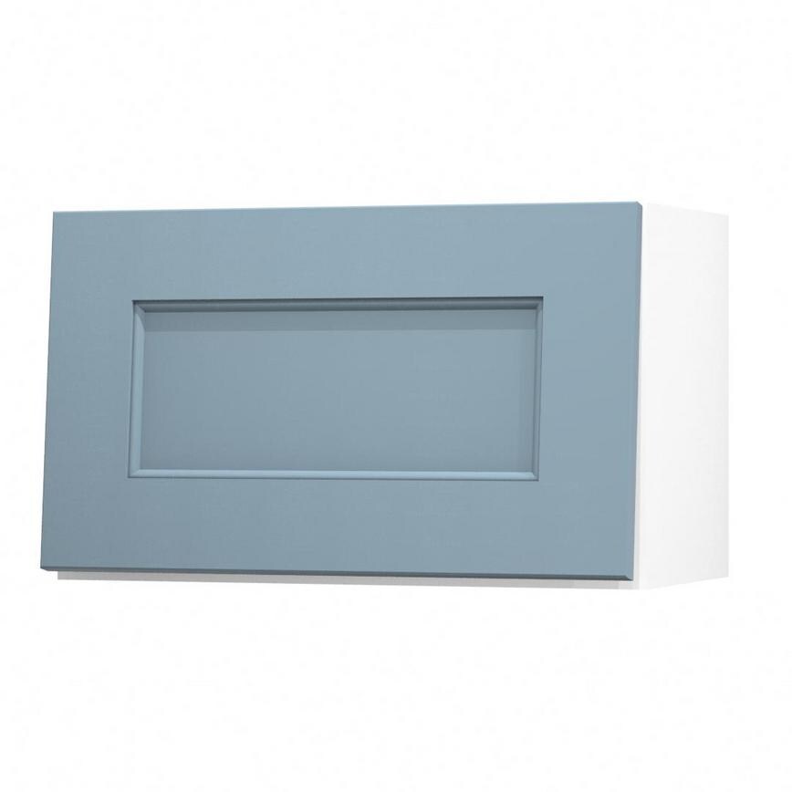 Elmbridge Dusk Blue 600 Half Height Door Open