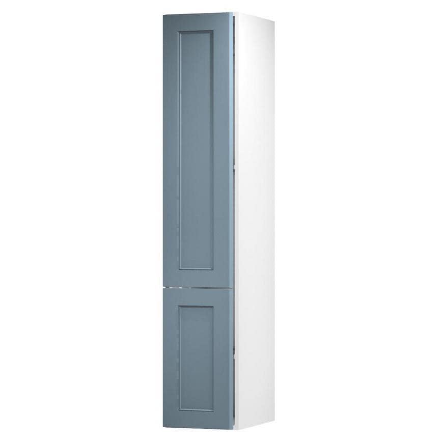 Elmbridge Dusk Blue 400 Tall Larder Door Open