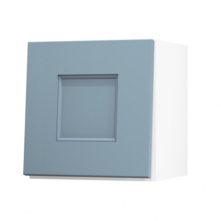 Elmbridge Dusk Blue 350 Half Height Door Open