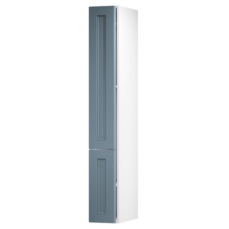 Elmbridge Dusk Blue 300 Tall Larder Door Open