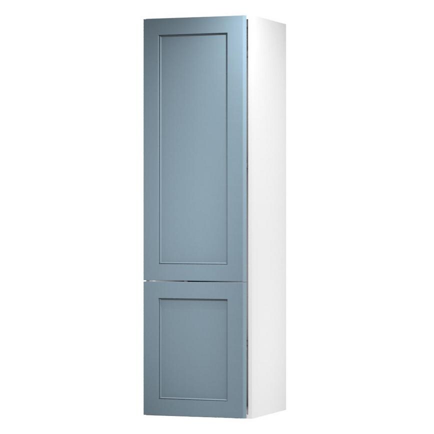 Elmbridge Dusk Blue 600 Tall Appliance Tower Door 1400mm Open