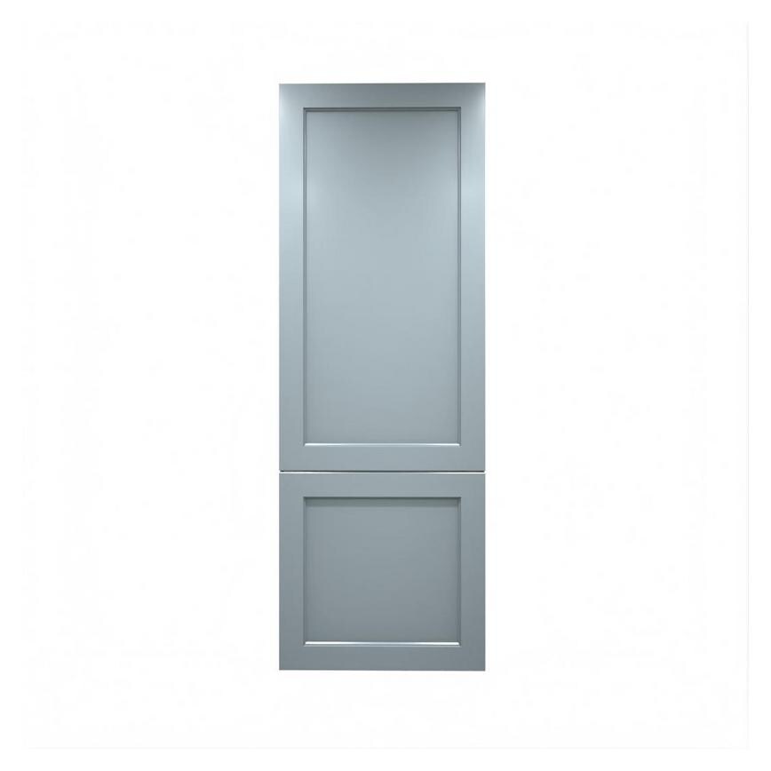 Elmbridge Grain Dusk Blue 750mm x 720mm Tall Larder Door Shown from the Front as a Single Door