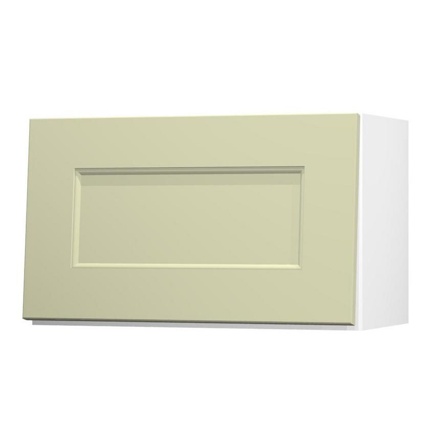 Elmbridge Sage Green 600 Half Height Door Open