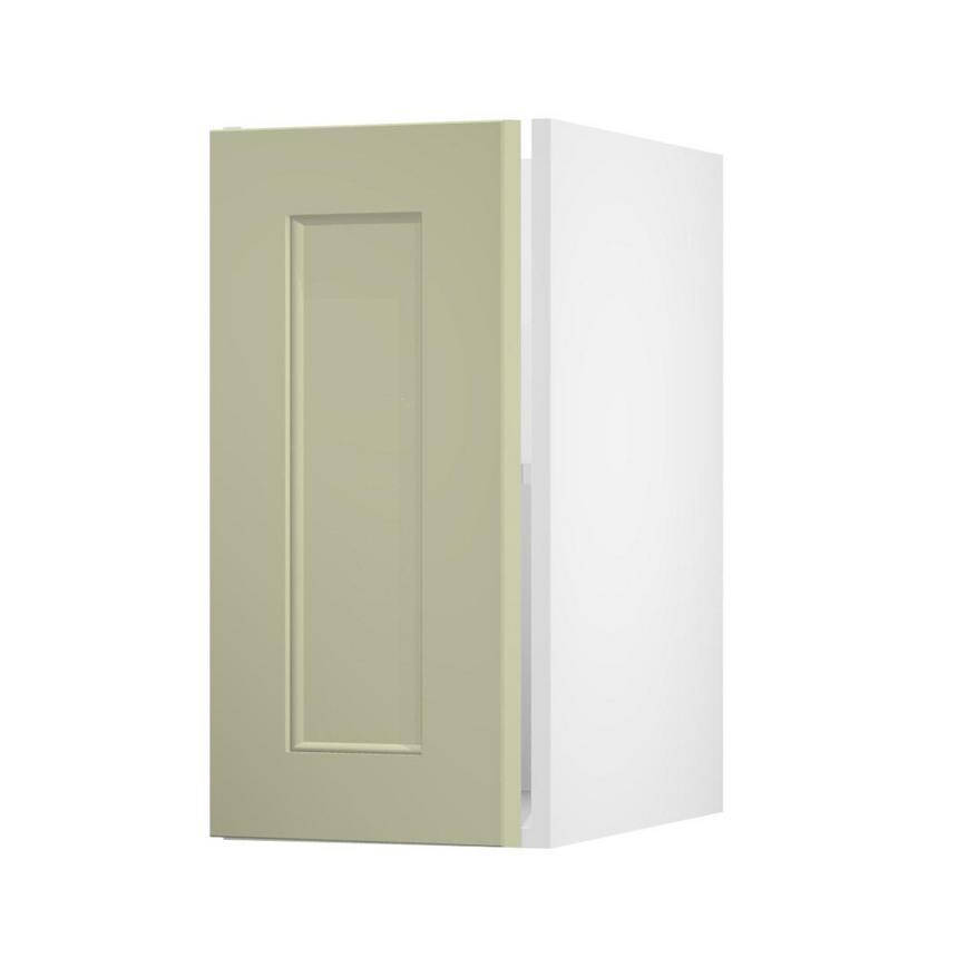 Elmbridge Sage Green 350 Full Height Door Open