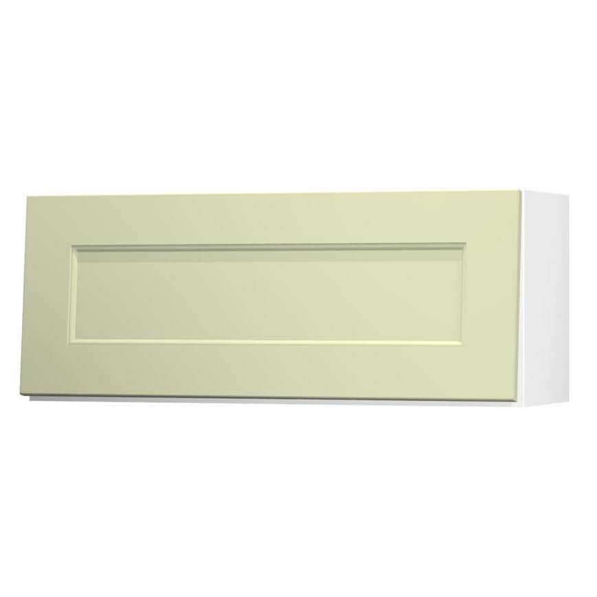 Elmbridge Sage Green 900 Half Height Door Open