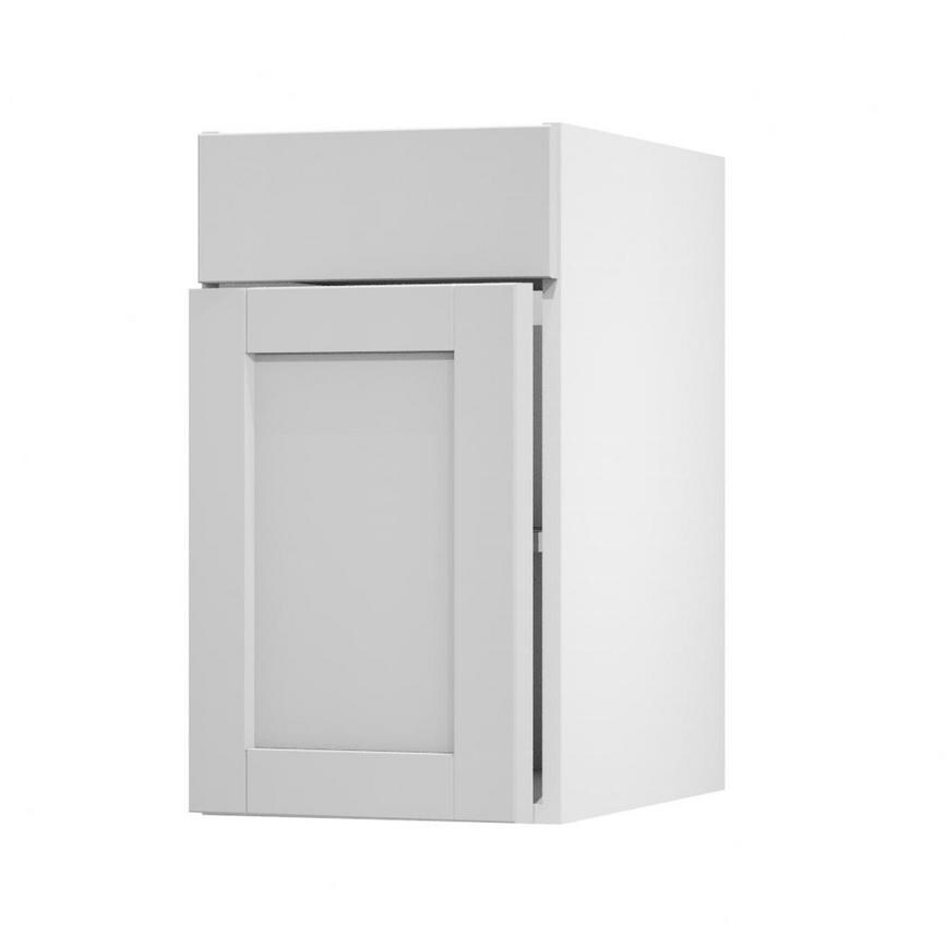 Witney Dove Grey 400 Standard Door Open