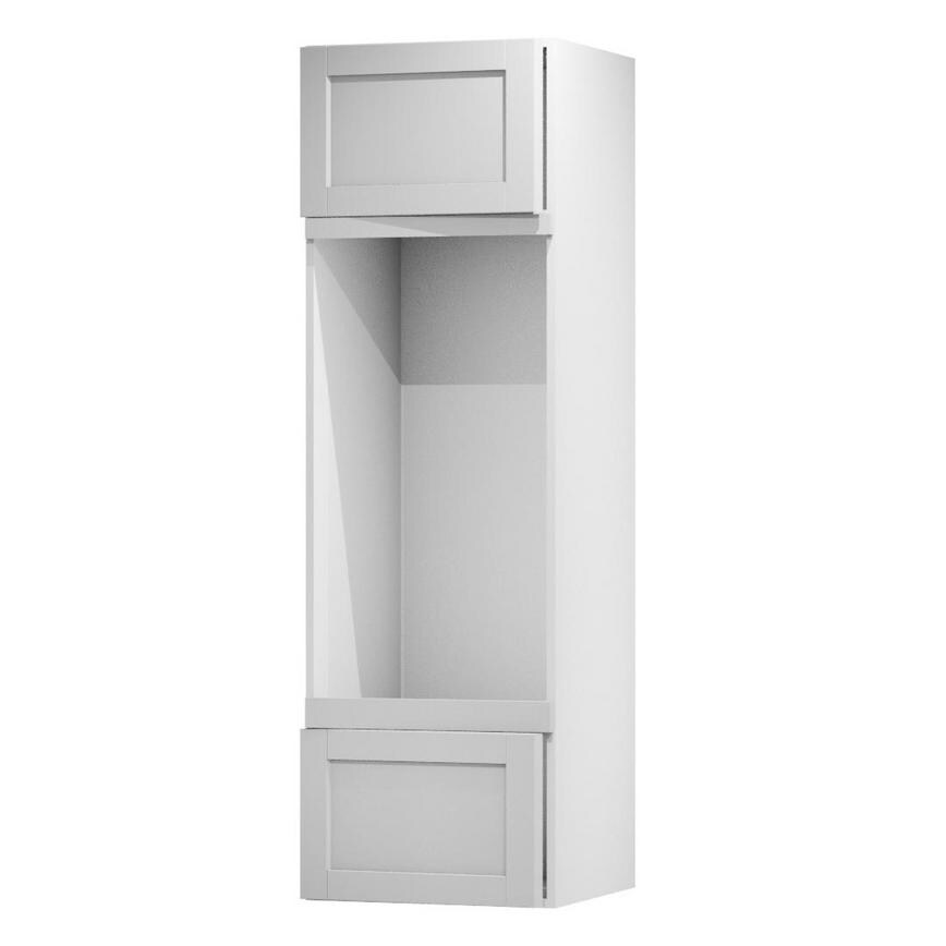 Witney Dove Grey Appliance Tower Fascia Door 67mm Open