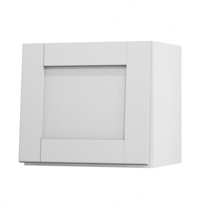 Witney Dove Grey 400 Half Height Door Open