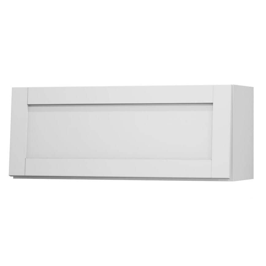 Witney White 900 Half Height Door Open
