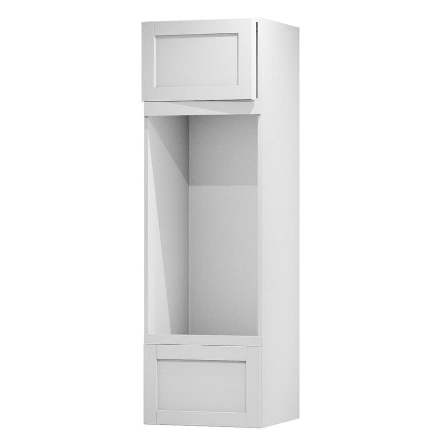 Witney White 600 Appliance Tower Door Open 437mm