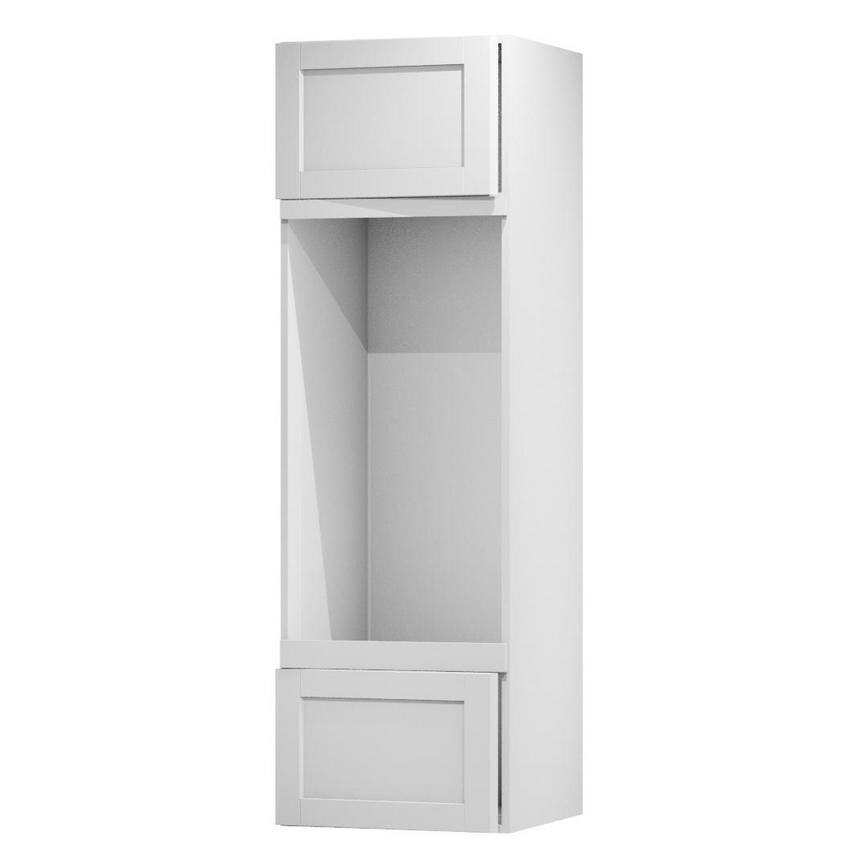 Witney White Appliance Tower Fascia Door 67mm Open