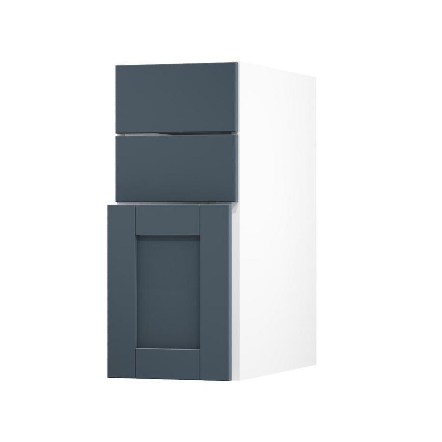 Witney Navy 300 Pan Drawer Door Open