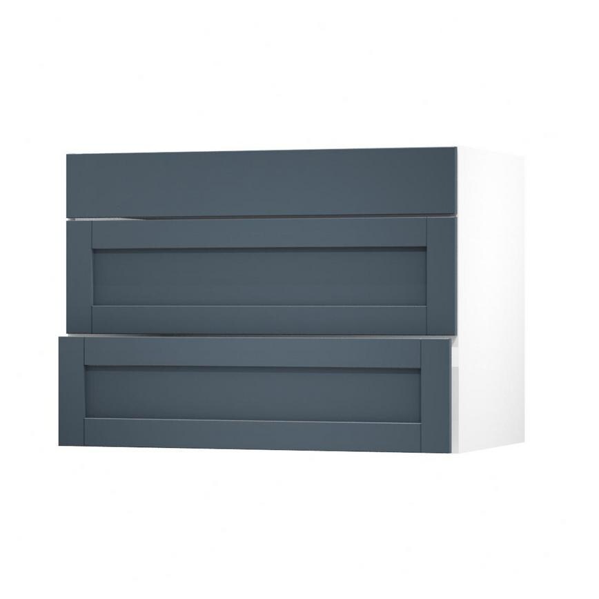 Witney Navy 1000 Fridge Freezer Wall Door Open