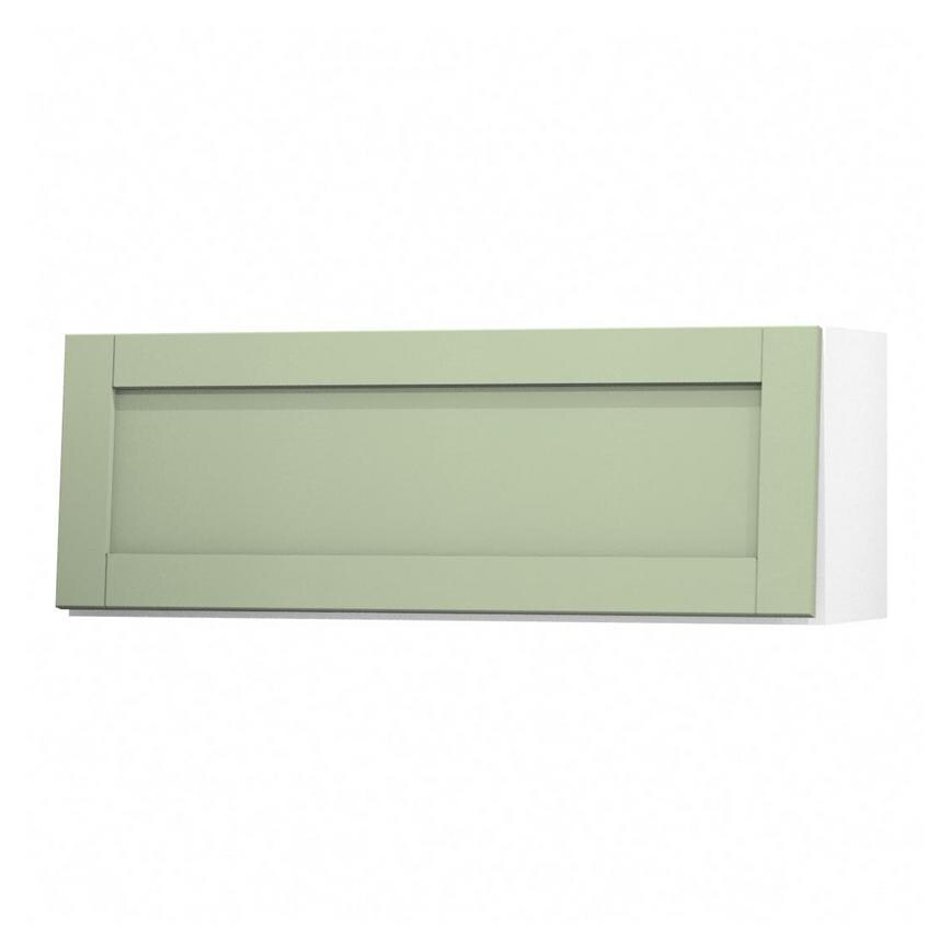 Witney Reed Green 1000mm x 360mm Bridging Unit Door Shown Open at an Angle