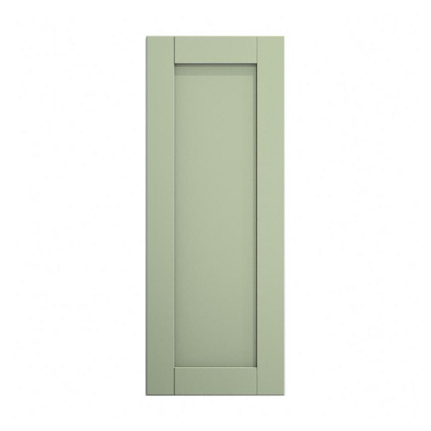 Witney Reed Green 350mm x 900mm Tall Door Shown Closed from the Front