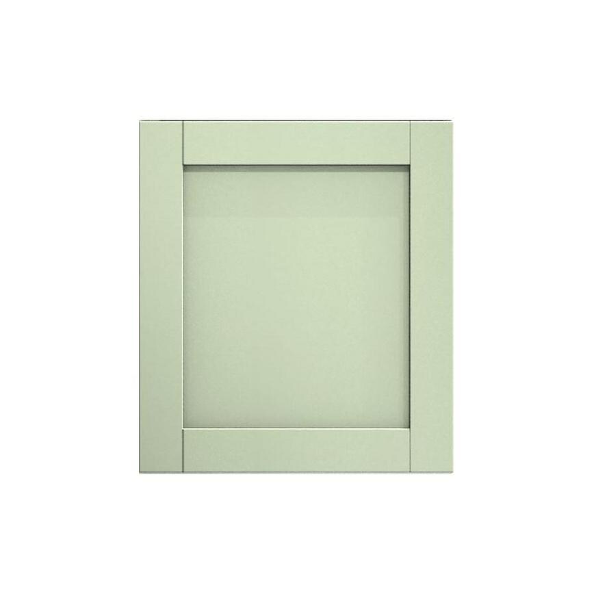 Witney Reed Green 500mm x 557mm Door Front Shown from the Front