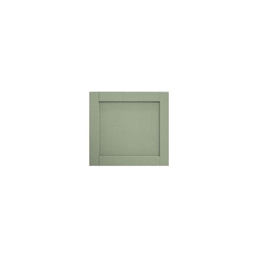 Witney Reed Green 600mm x 600mm Appliance Door Shown Closed from the Front as a Single Door
