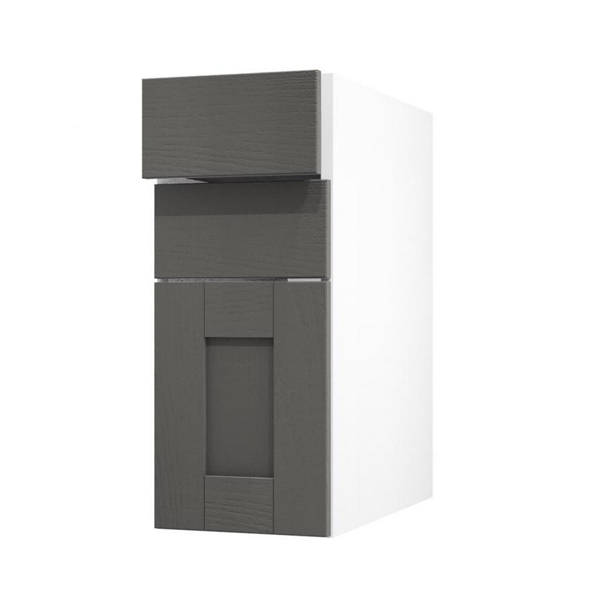 Halesworth Charcoal 300 Drawer Door Open