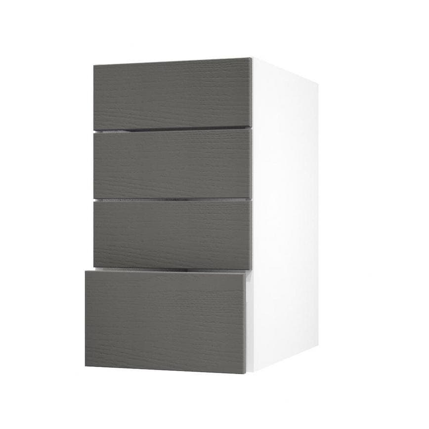 Halesworth Charcoal 400 Deep Drawer Door Open