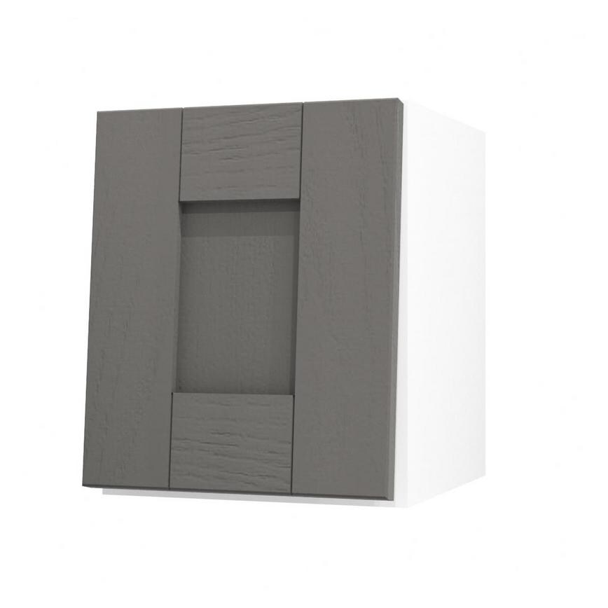 Halesworth Charcoal 300 Half Height Door Open