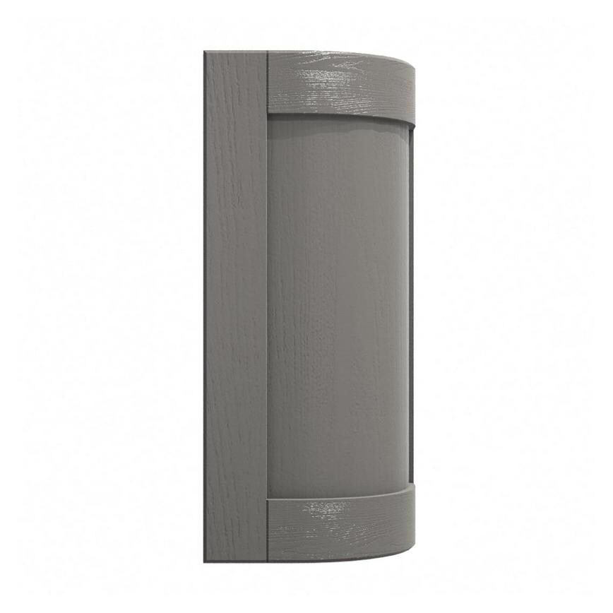 Halesworth Charcoal Curved Base Wall Door Open