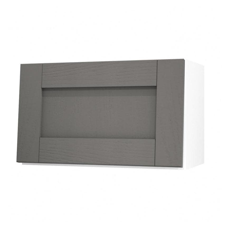 Halesworth Charcoal 600 Half Height Door Open