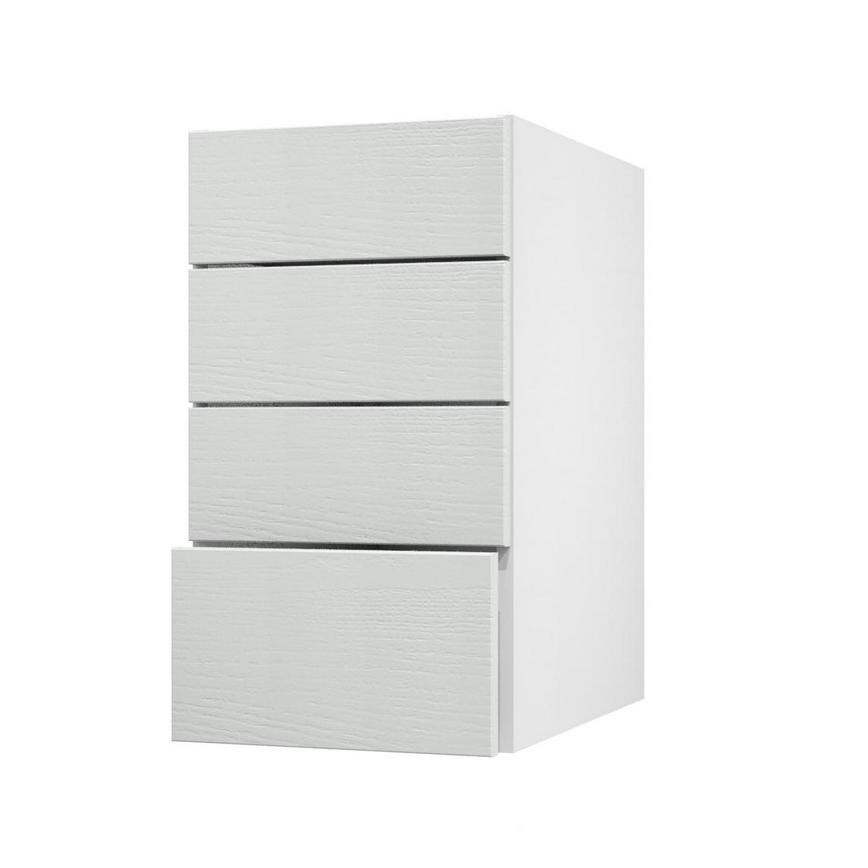 Halesworth Dove Grey 400 Deep Drawer Door Open