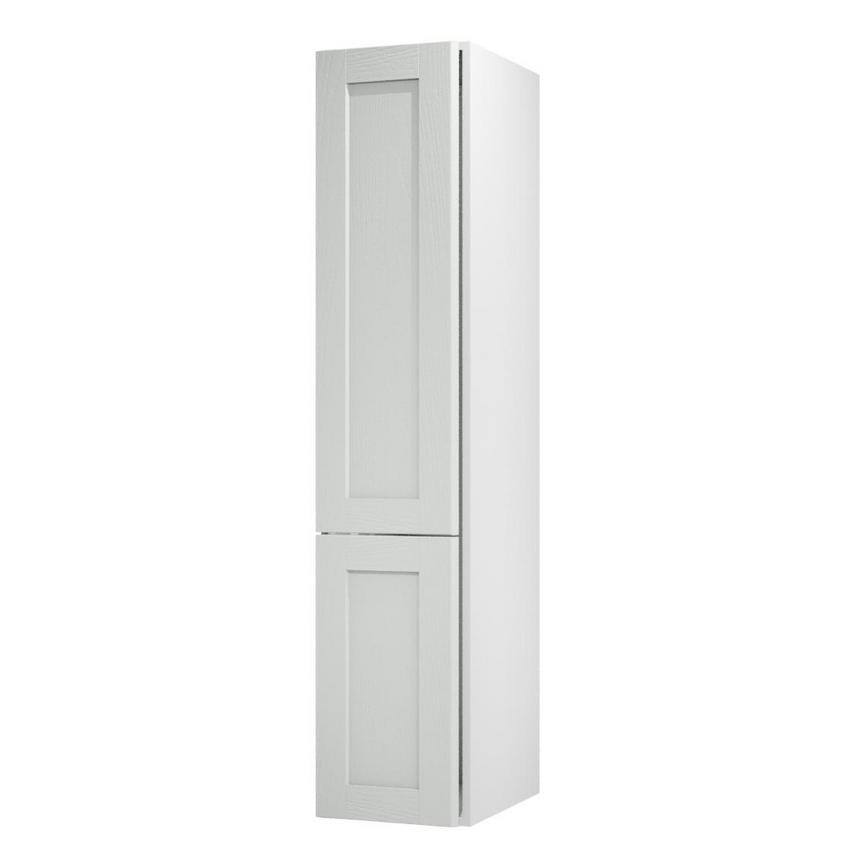 Halesworth Dove Grey 400 Larder Door Open