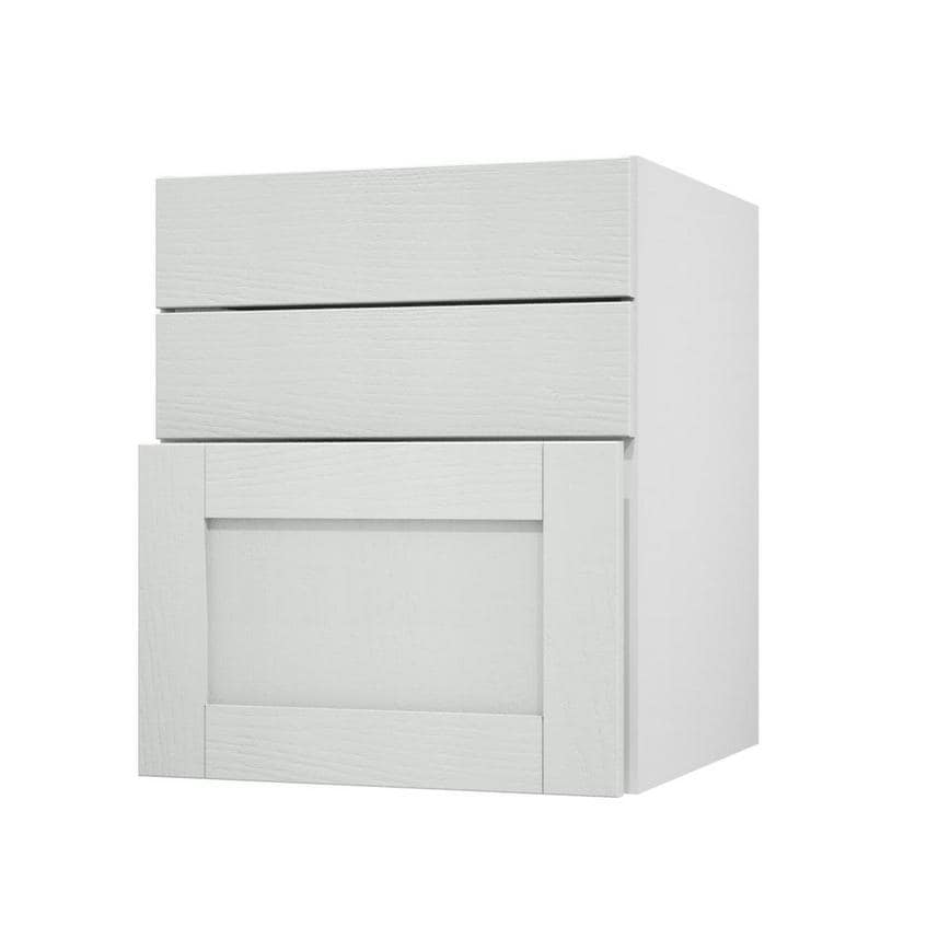 Halesworth Dove Grey 600 Hob / Pan Drawer Door Open