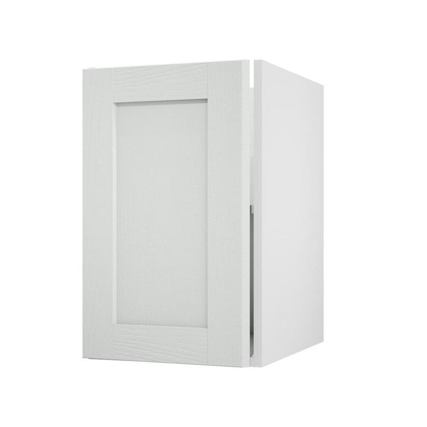 Halesworth Dove Grey 450 Full Height Door Open
