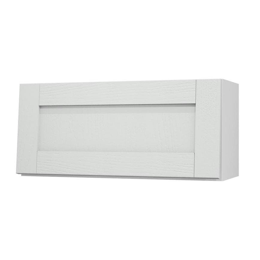 Halesworth Dove Grey 800 Half Height / Pan Drawer Door Open