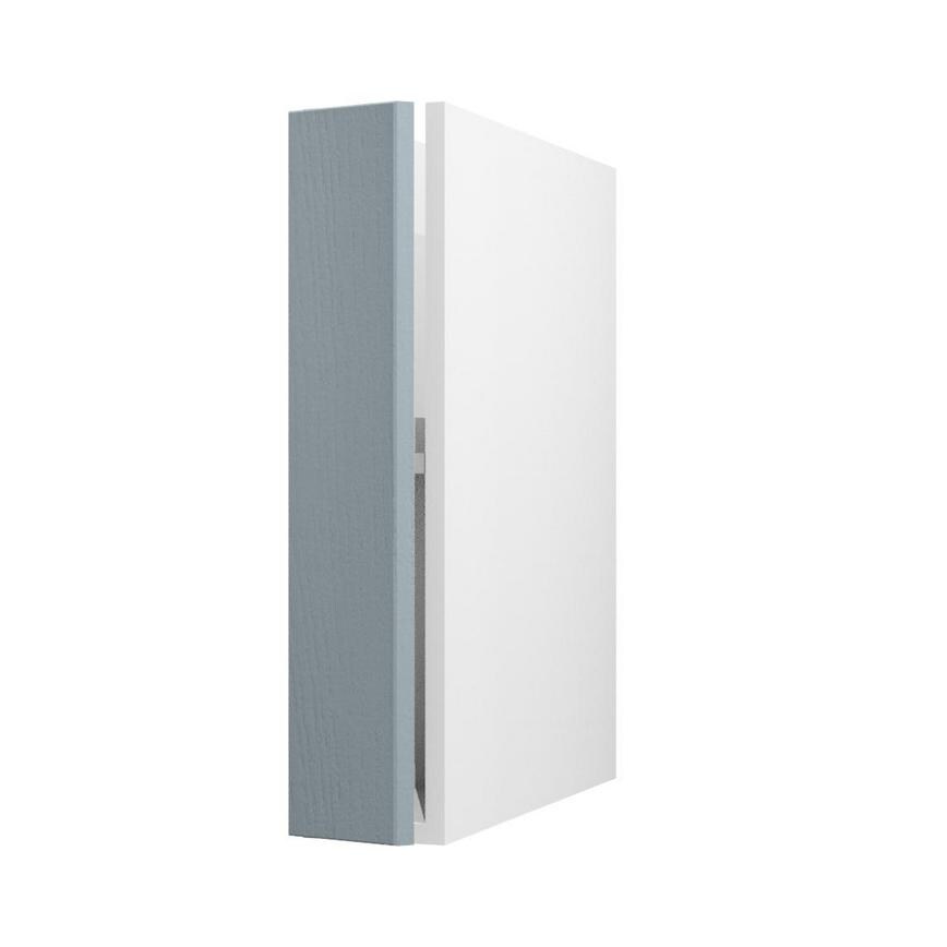 Halesworth Dusk Blue 150 Full Height Pull Out Door Open
