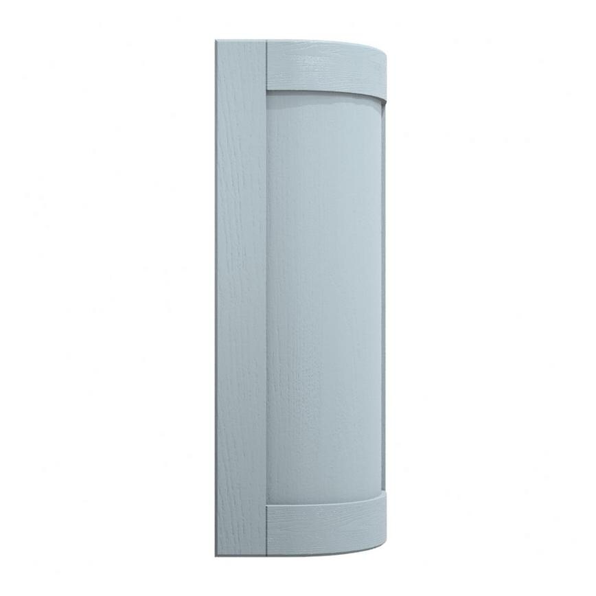 Halesworth Dusk Blue Tall Curved Door Open